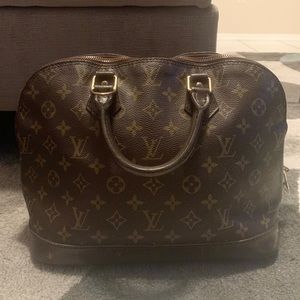 Louis Vuitton Custom Painted Alma